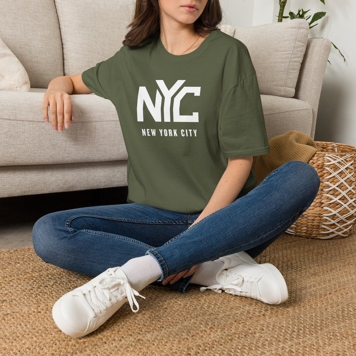 NYC New York City T-Shirt Premium Design SKIALFA Unisex
