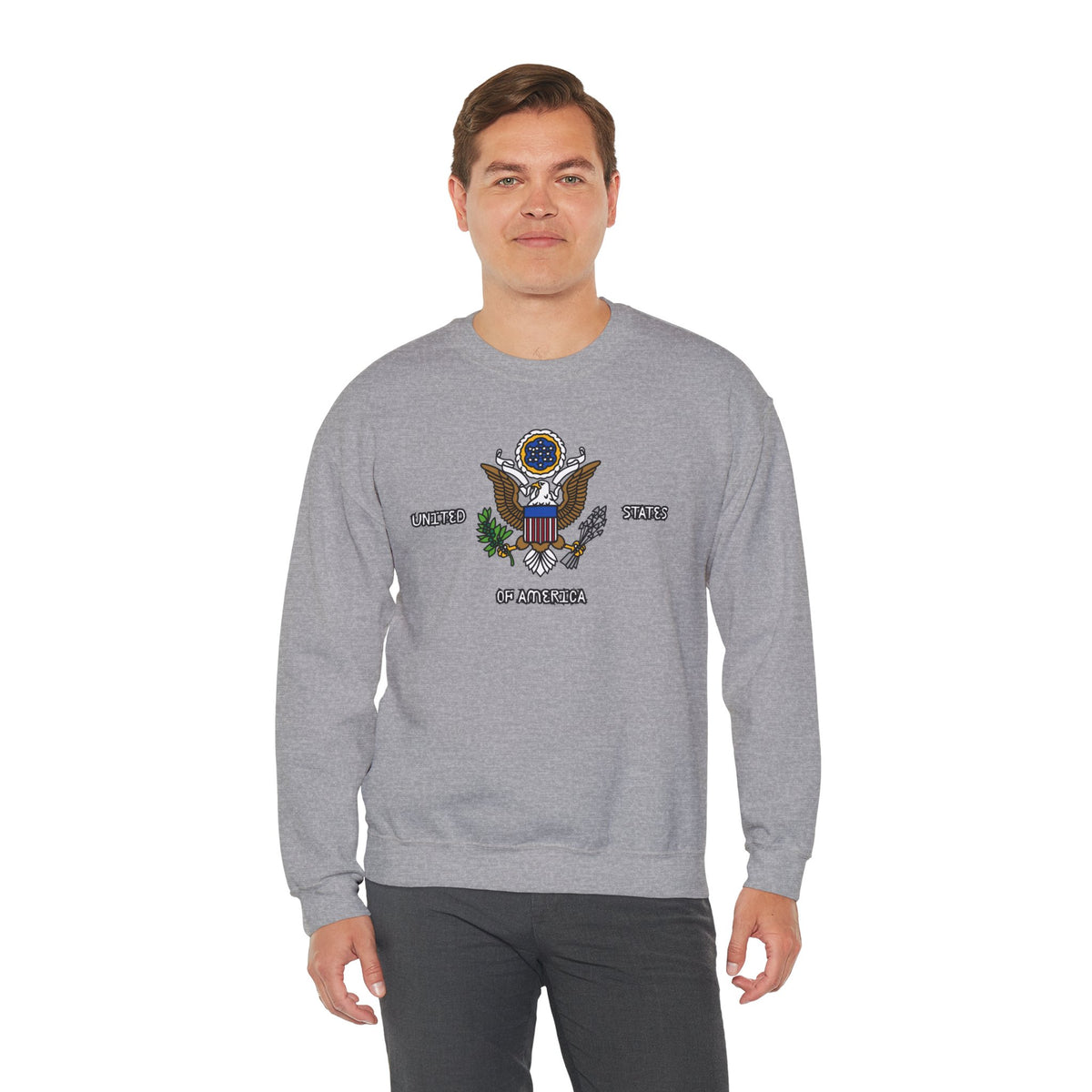 United States Sweatshirt Premium Design SKIALFA Unisex