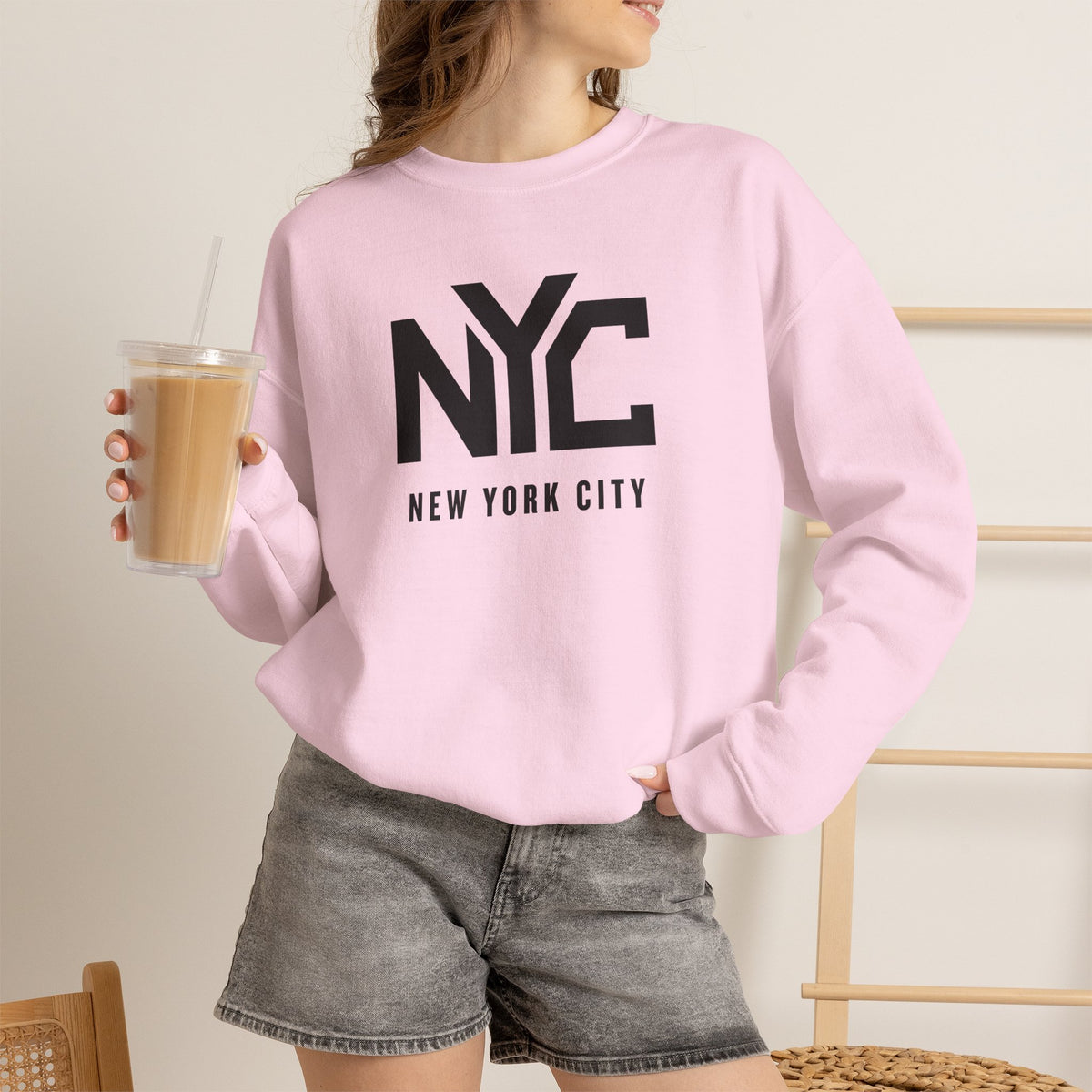 NYC New York City Sweatshirt Premium Design SKIALFA Unisex