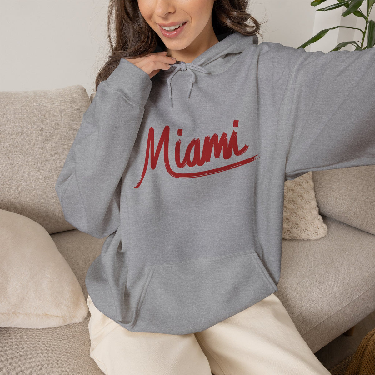 Miami Hoodie Premium Design SKIALFA Unisex