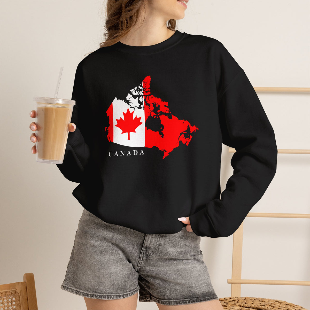 Canada Maple Sweatshirt Premium Design SKIALFA Unisex