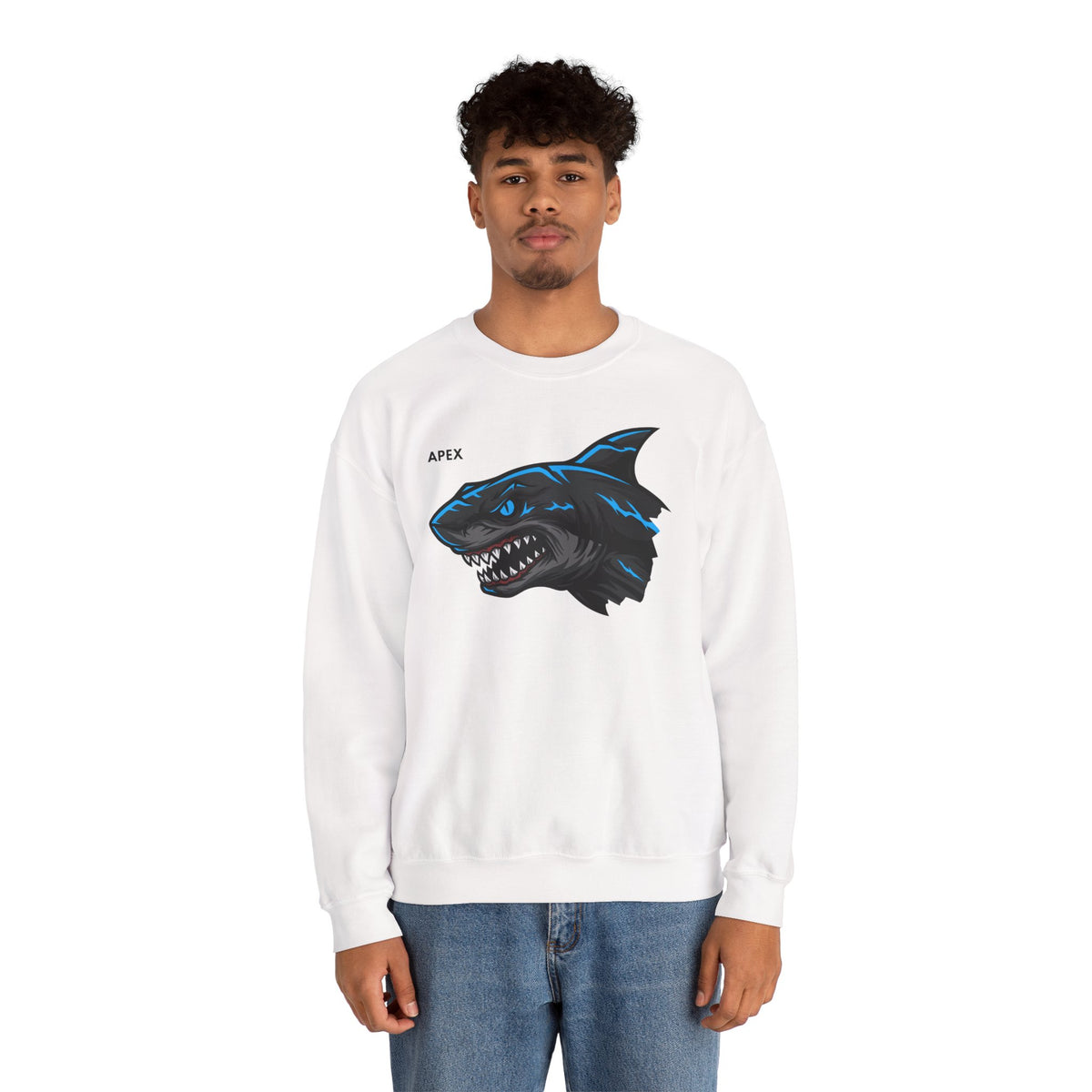APEX Shark Sweatshirt Premium Design SKIALFA Unisex