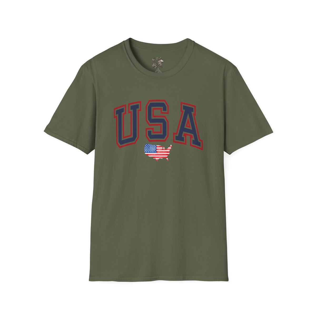 USA Flag T-Shirt Premium Design SKIALFA Unisex