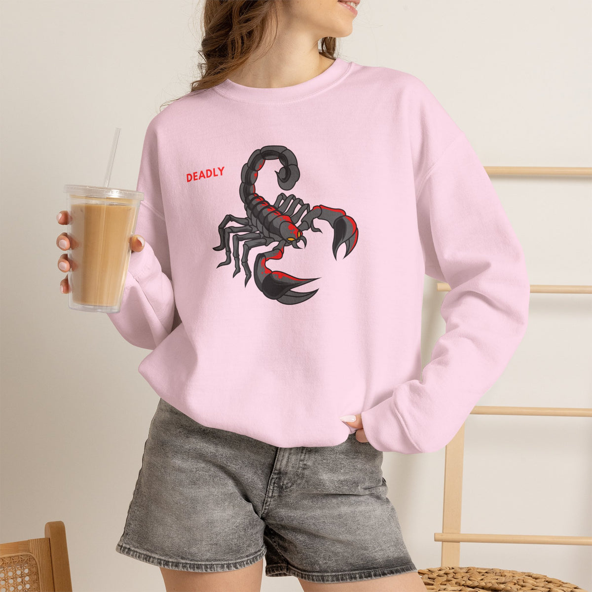 DEADLY Scorpion Sweatshirt Premium Design SKIALFA Unisex