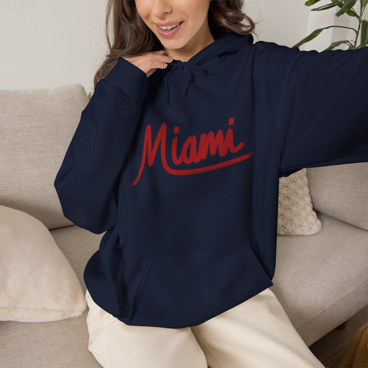 Miami Hoodie Premium Design SKIALFA Unisex