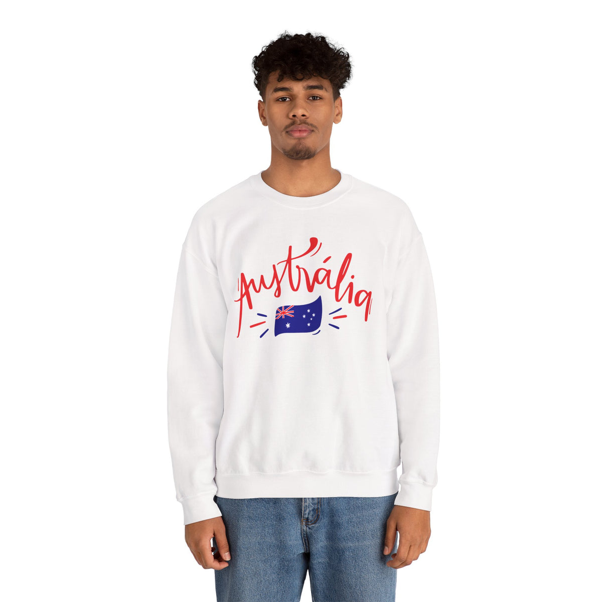 Australia Flag Sweatshirt Premium Design SKIALFA Unisex