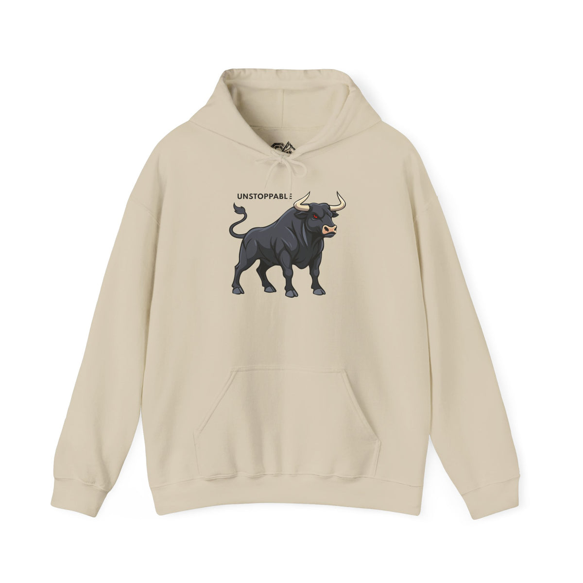 UNSTOPPABLE Bull Hoodie Premium Design SKIALFA Unisex