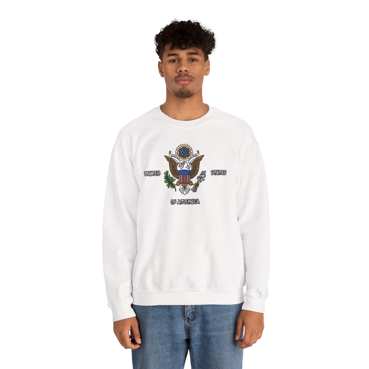 United States Sweatshirt Premium Design SKIALFA Unisex
