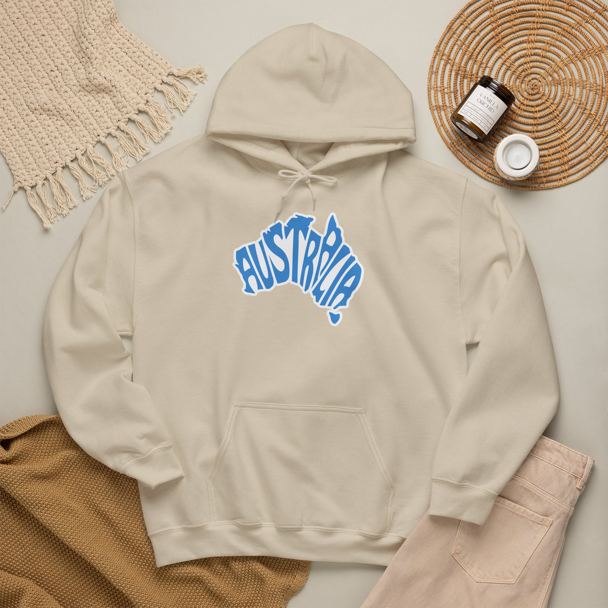 AUSTRALIA Hoodies Premium Design SKIALFA Unisex
