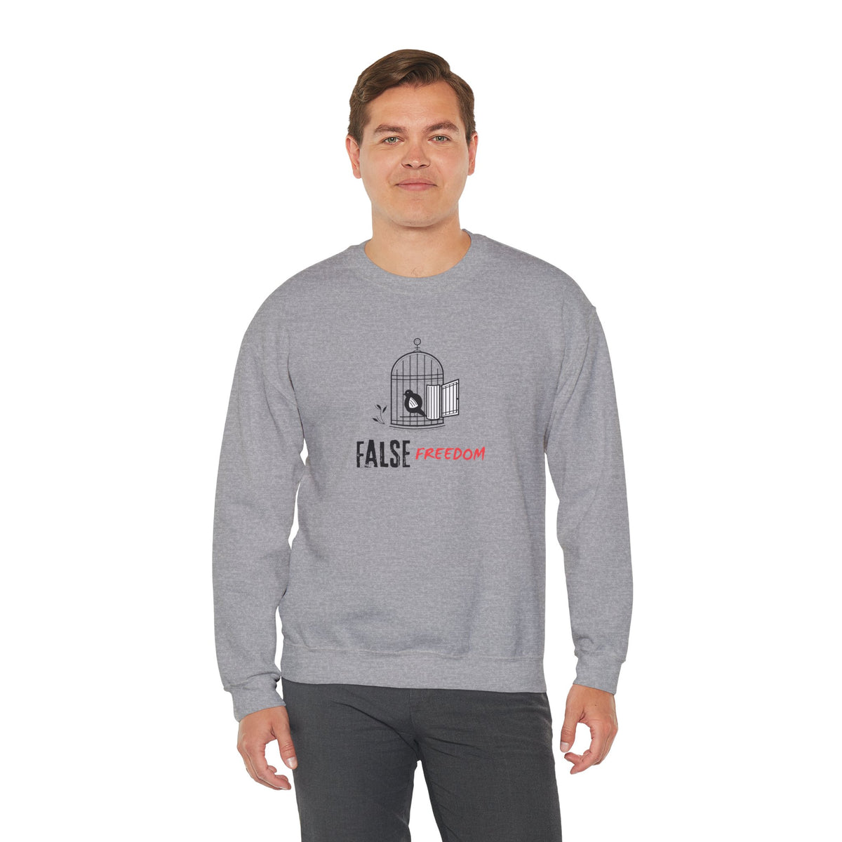 FALSE FREEDOM Sweatshirt Premium Design SKIALFA Unisex