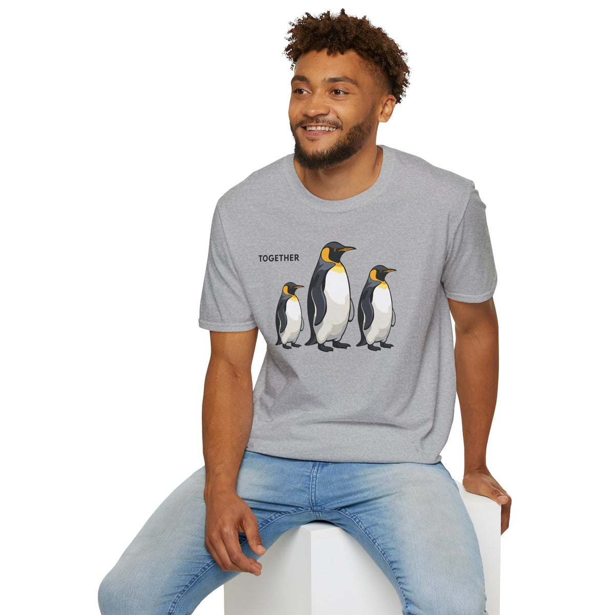 TOGETHER Penguin T-Shirt Premium Design Unisex