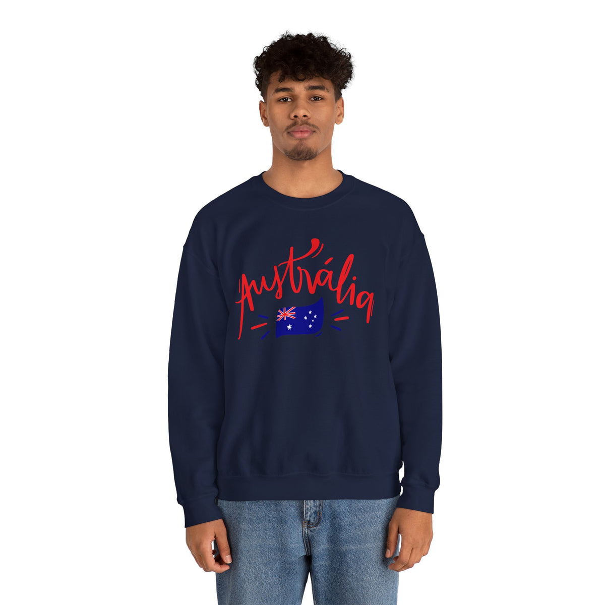 Australia Flag Sweatshirt Premium Design SKIALFA Unisex