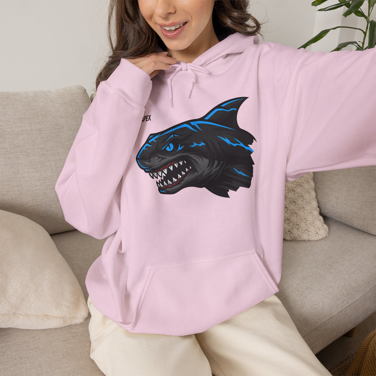 APEX Shark Hoodie Premium Design SKIALFA Unisex