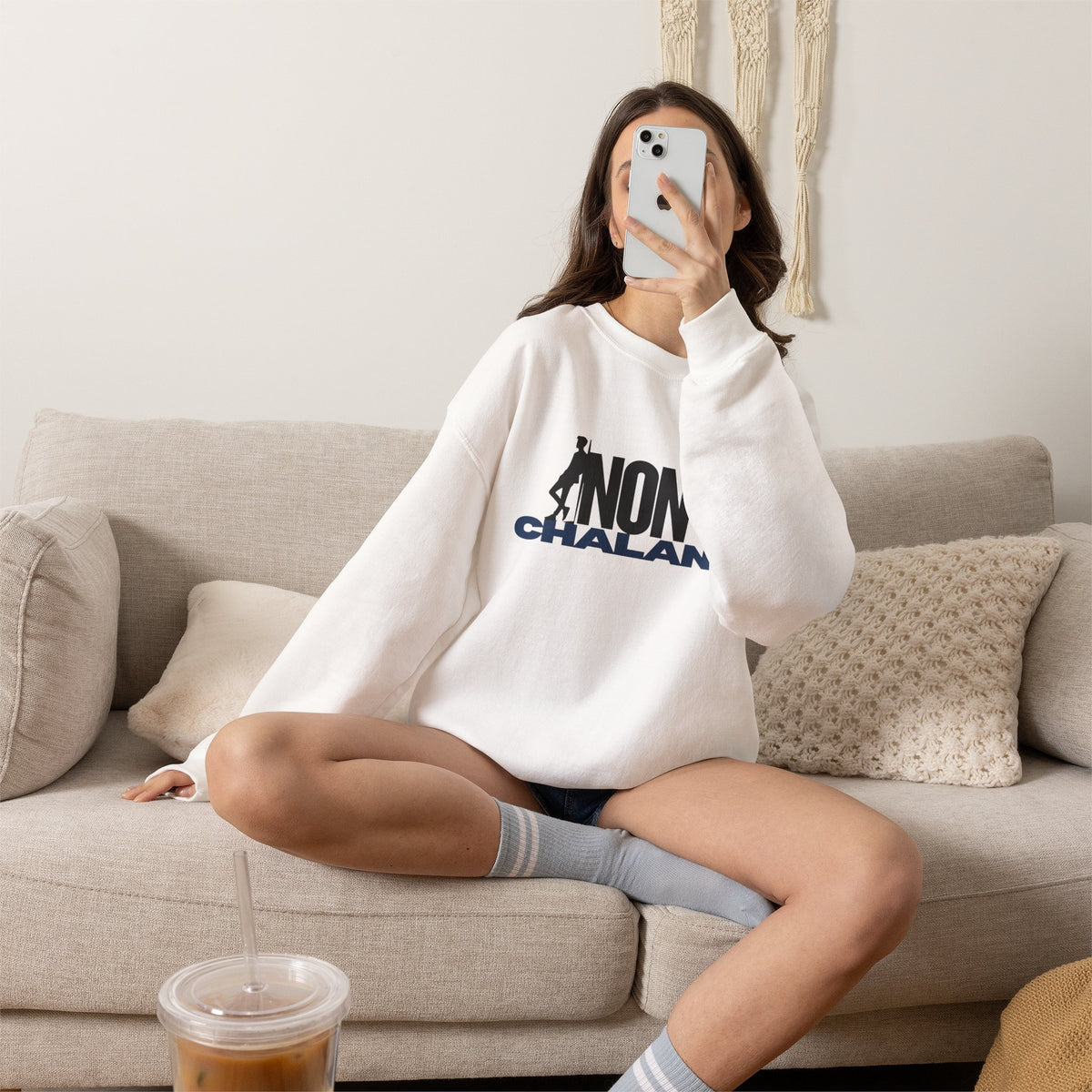 NONCHALLANT Sweatshirt Premium Design SKIALFA Unisex