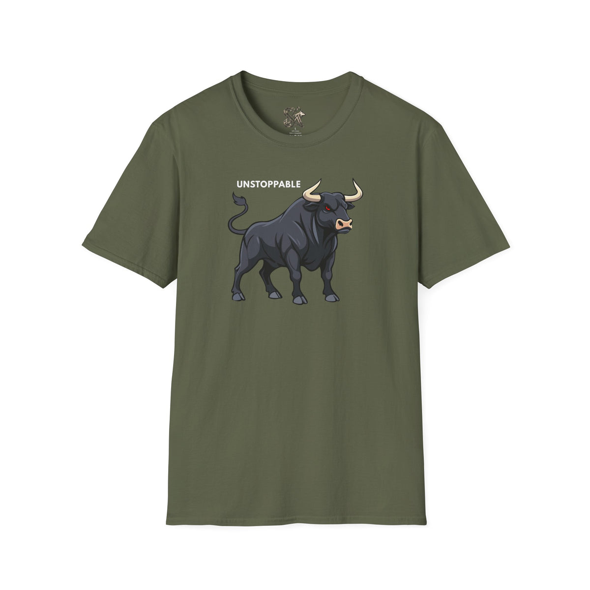UNSTOPPABLE Bull T-Shirt Premium Design SKIALFA Unisex