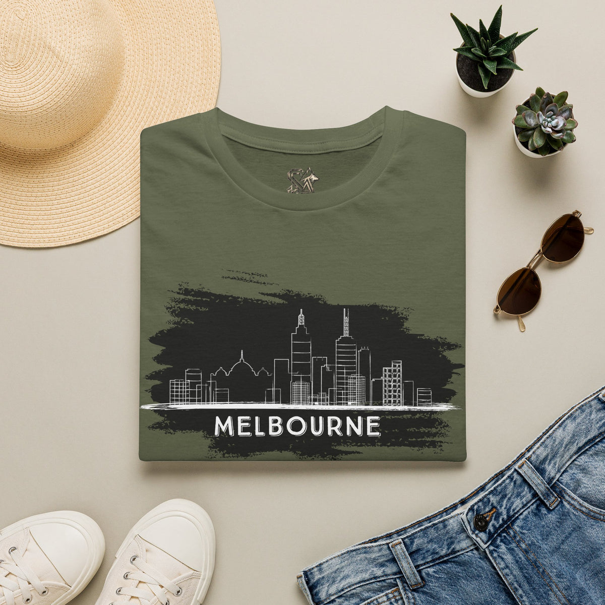 MELBOURNE Australia T-Shirt Premium Design SKIALFA Unisex
