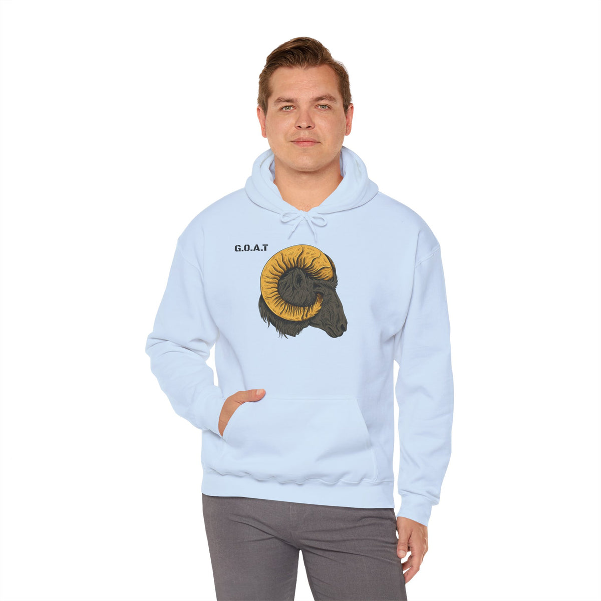 GOAT Head Goat Hoodie Premium Design SKIALFA Unisex