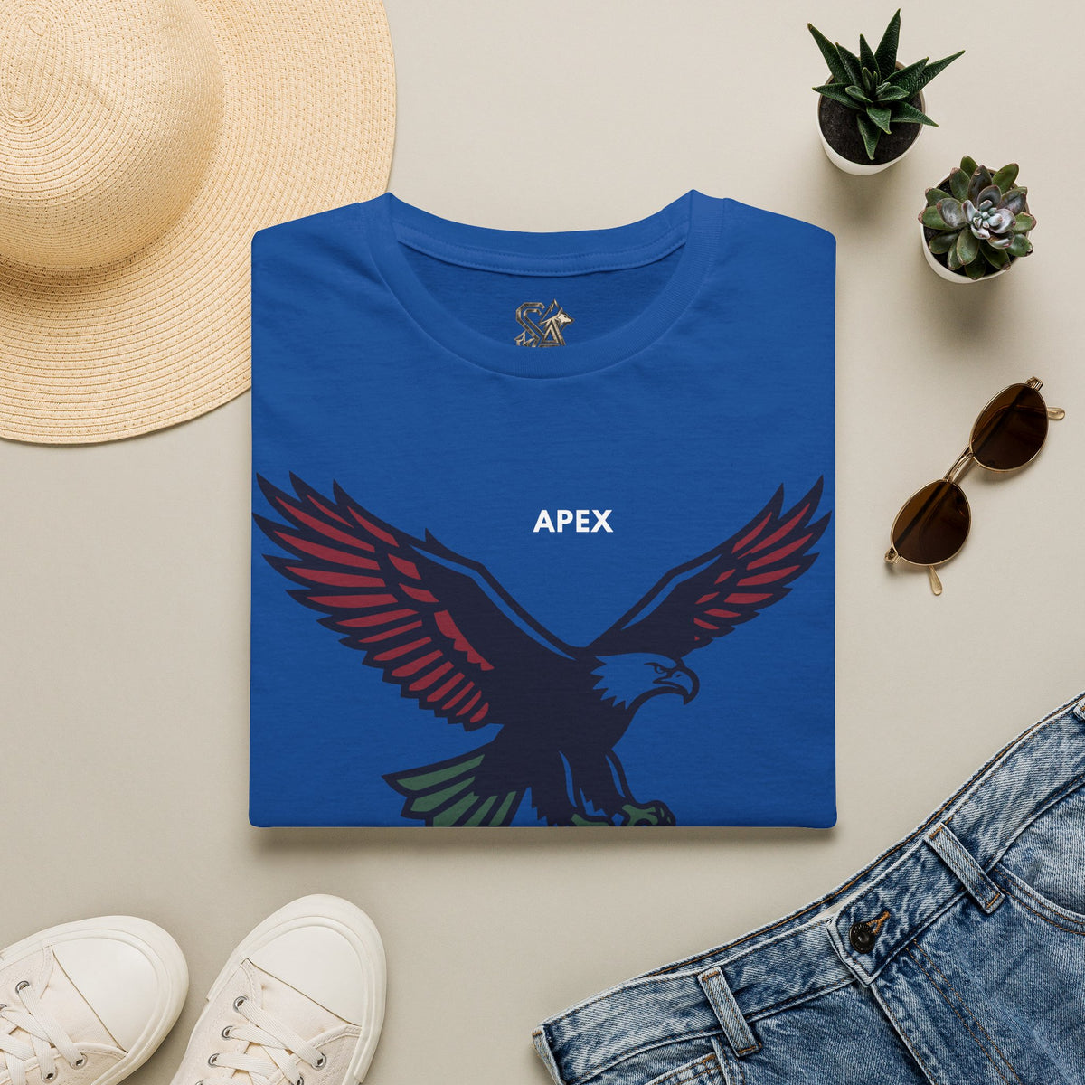 APEX Eagle T-Shirt Premium Design SKIALFA Unisex