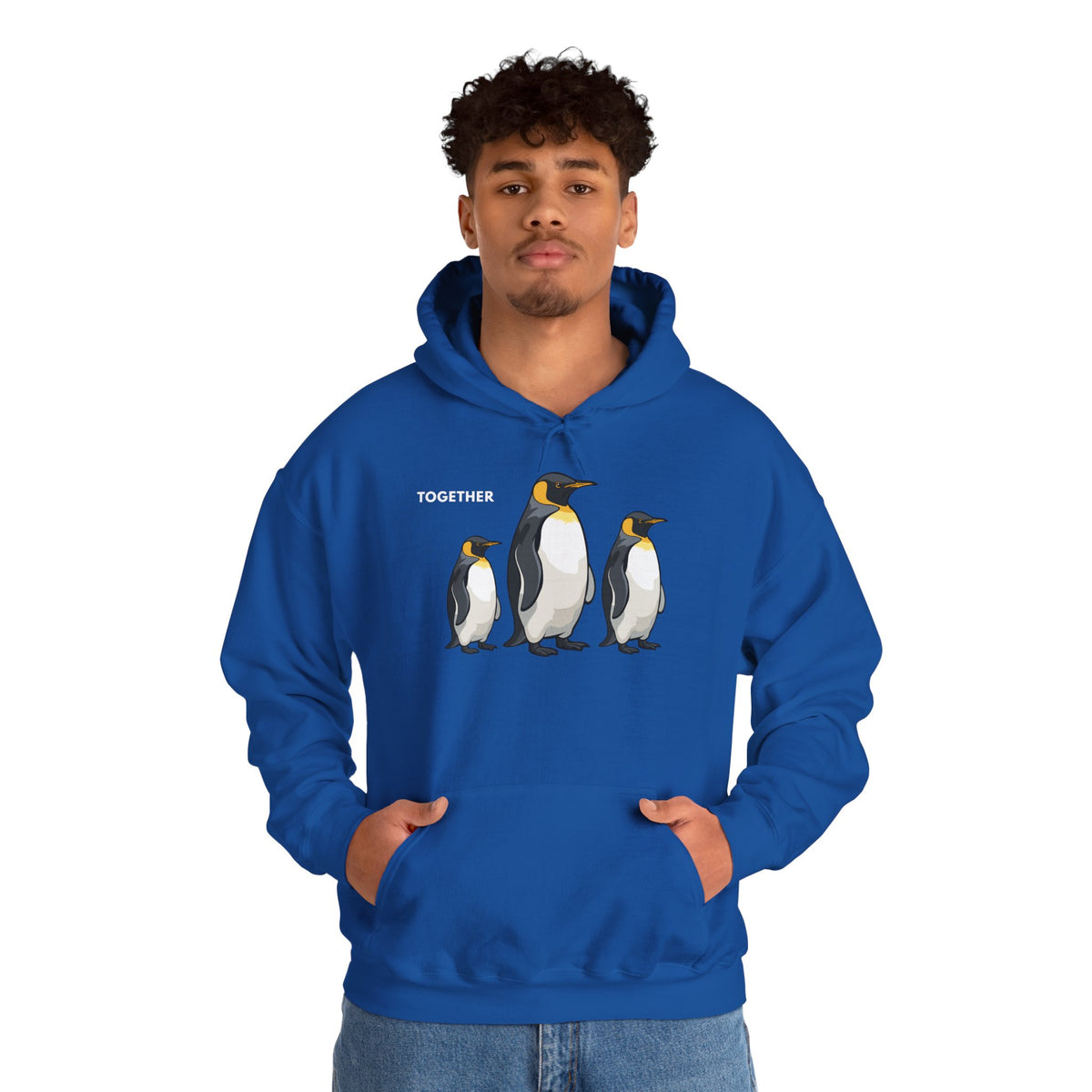TOGETHER Penguin Hoodie Premium Design SKIALFA Unisex