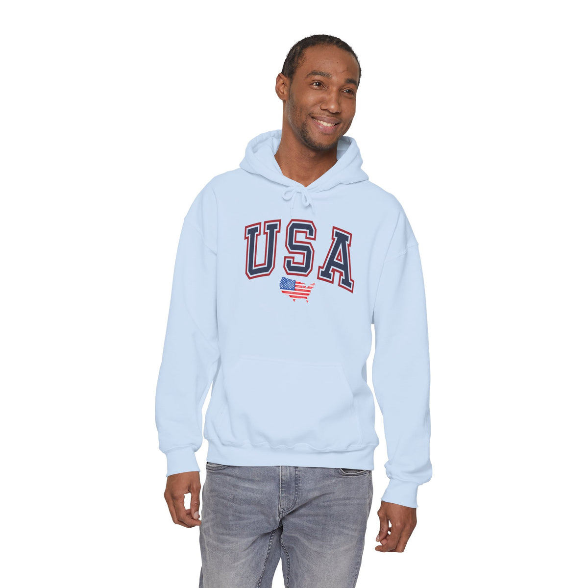 USA Hoodie Premium Design SKIALFA Unisex