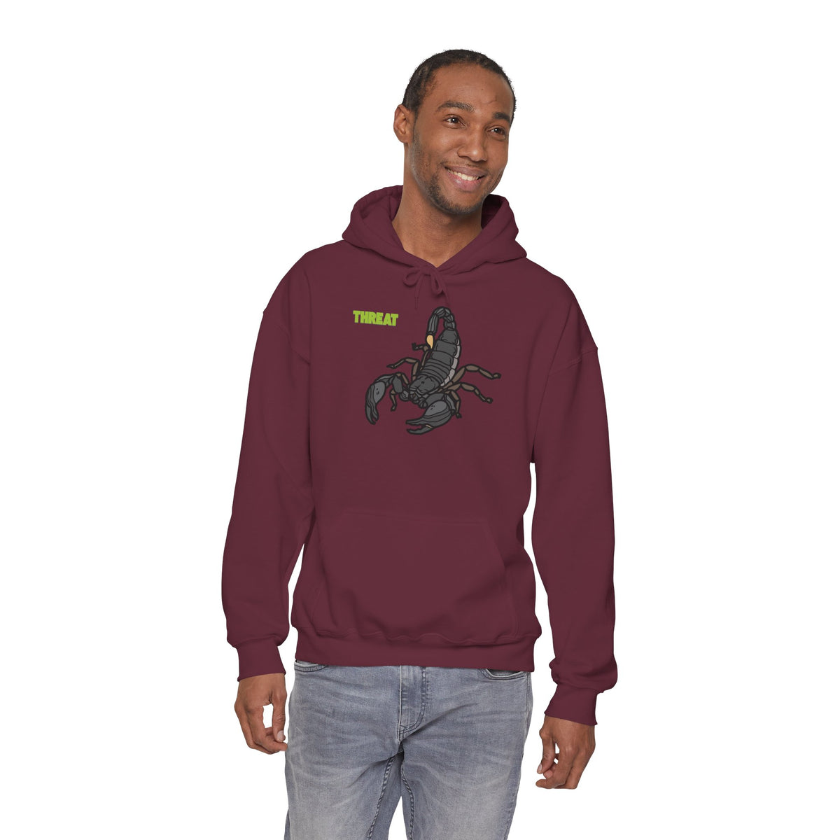 THREAT Scorpion Hoodie Premium Design SKIALFA Unisex