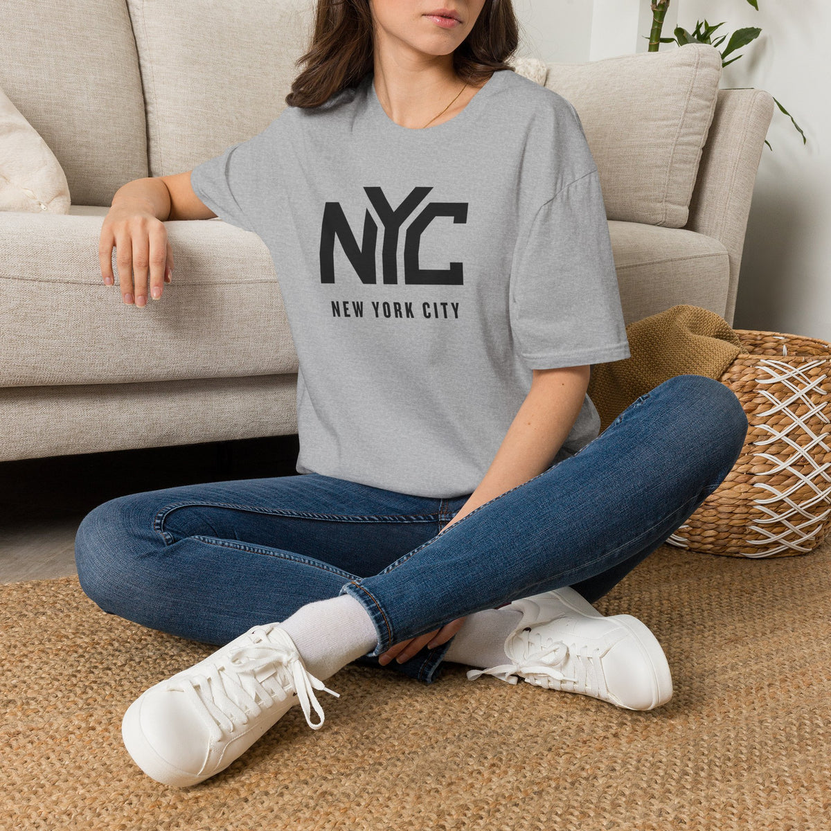 NYC New York City T-Shirt Premium Design SKIALFA Unisex