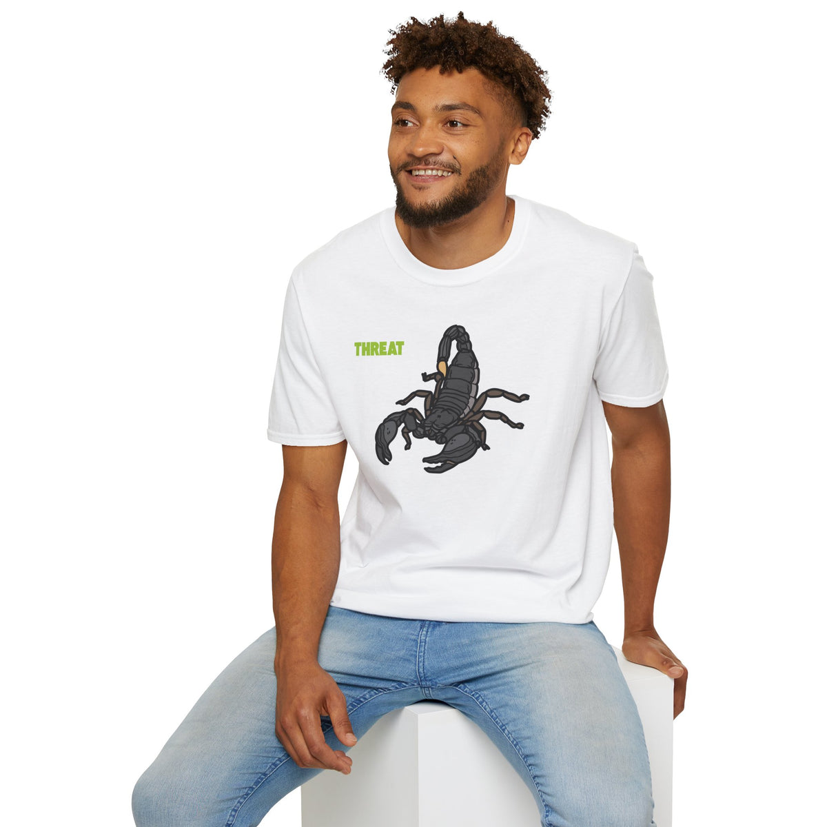 THREAT Scorpion T-Shirt Premium Design SKIALFA Unisex