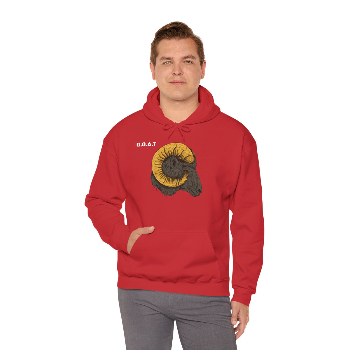 GOAT Head Goat Hoodie Premium Design SKIALFA Unisex