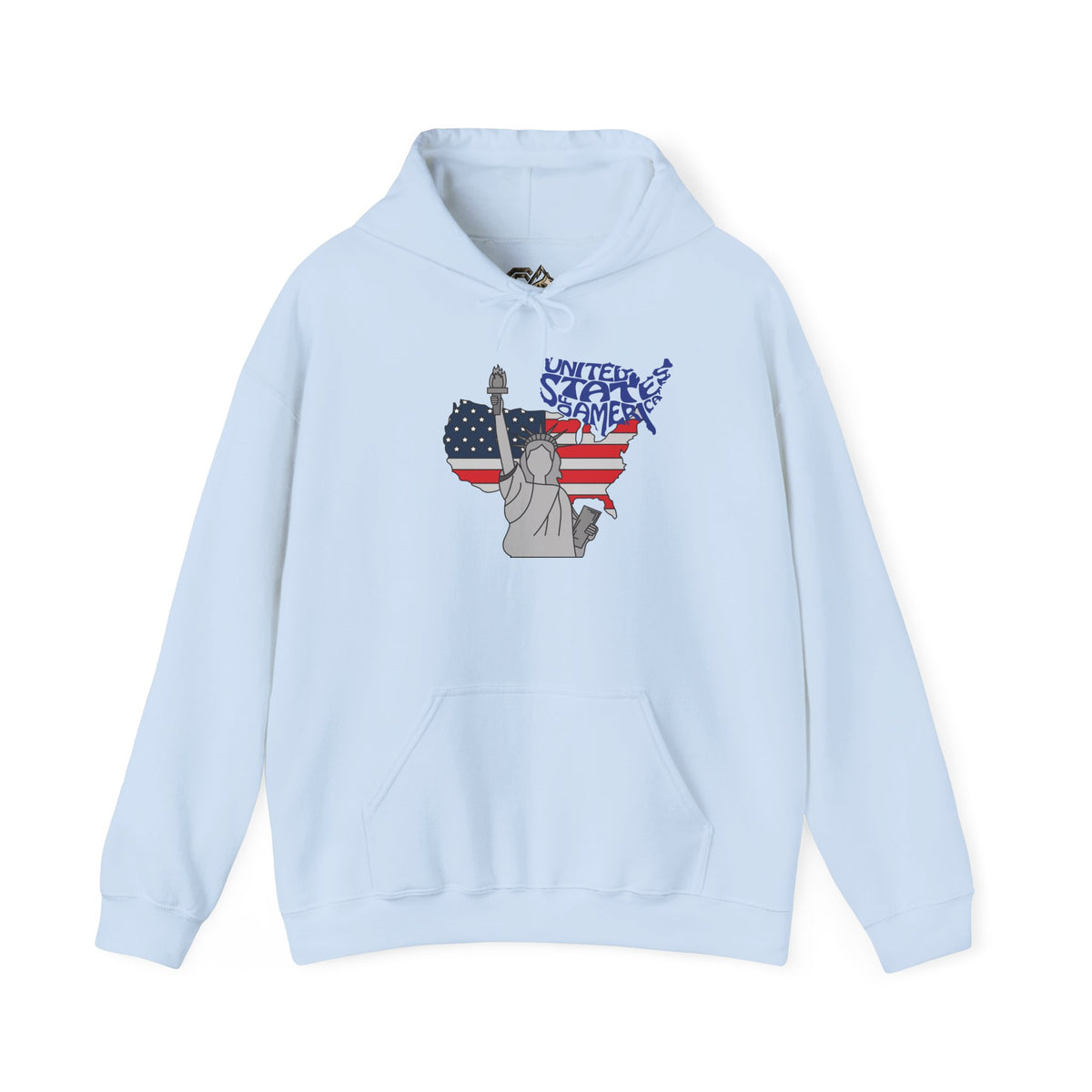 USA Flag Hoodie Premium Design SKIALFA Unisex