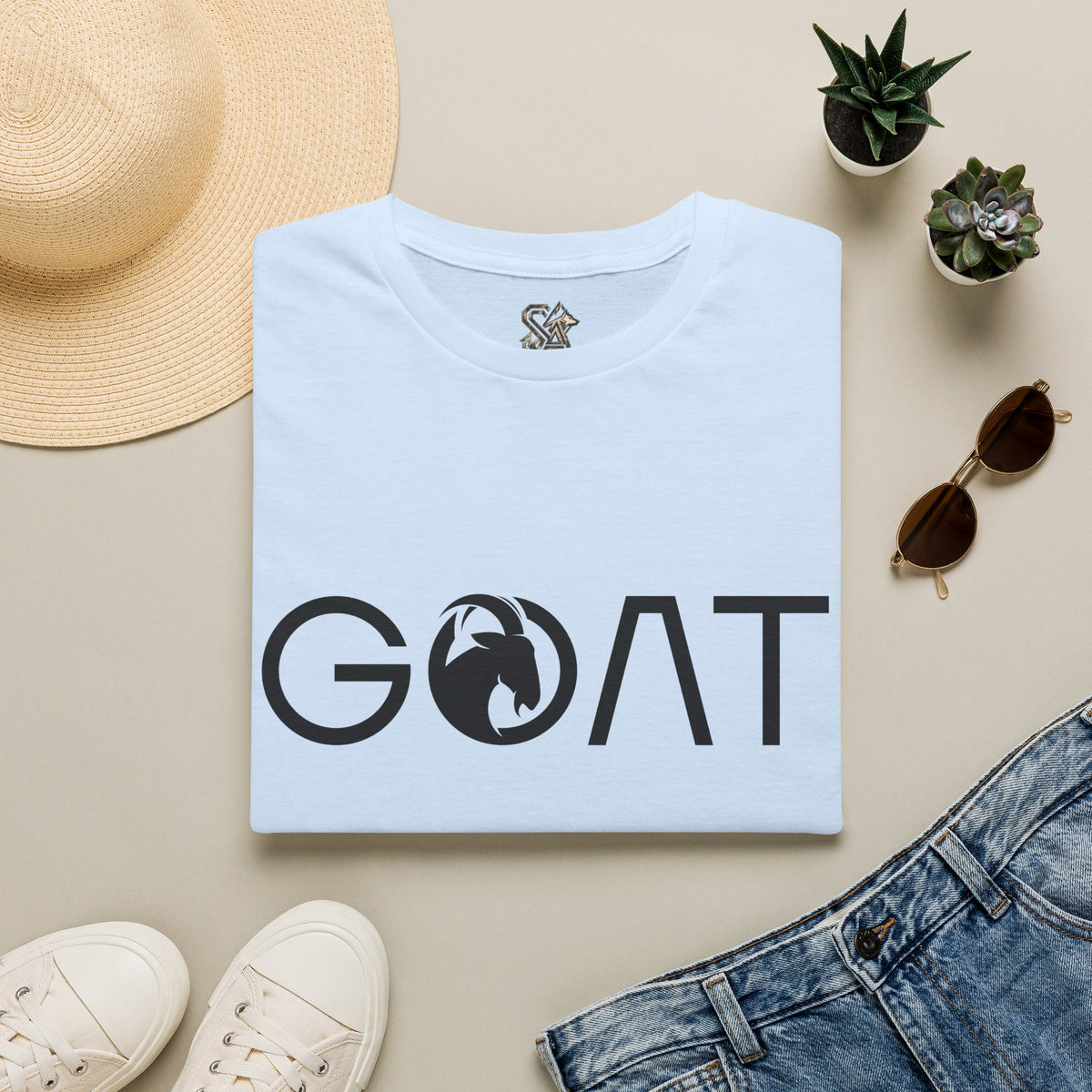 GOAT T-Shirt Premium Design SKIALFA Unisex